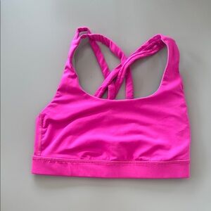 Lululemon pink energy bra